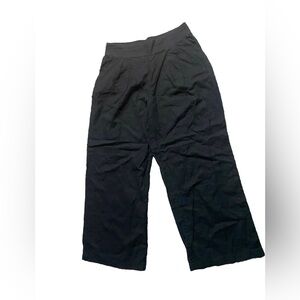 Abercrombie & Fitch Black Wide-Leg Pants